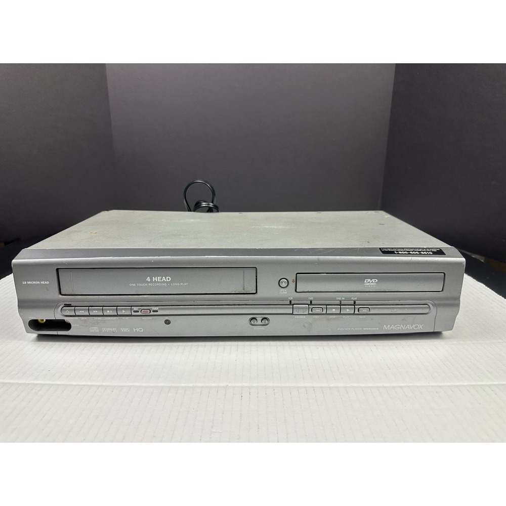 Magnavox MWD2205 4-Head DVD/VCR Player Combo For Parts Not Working See Pictures